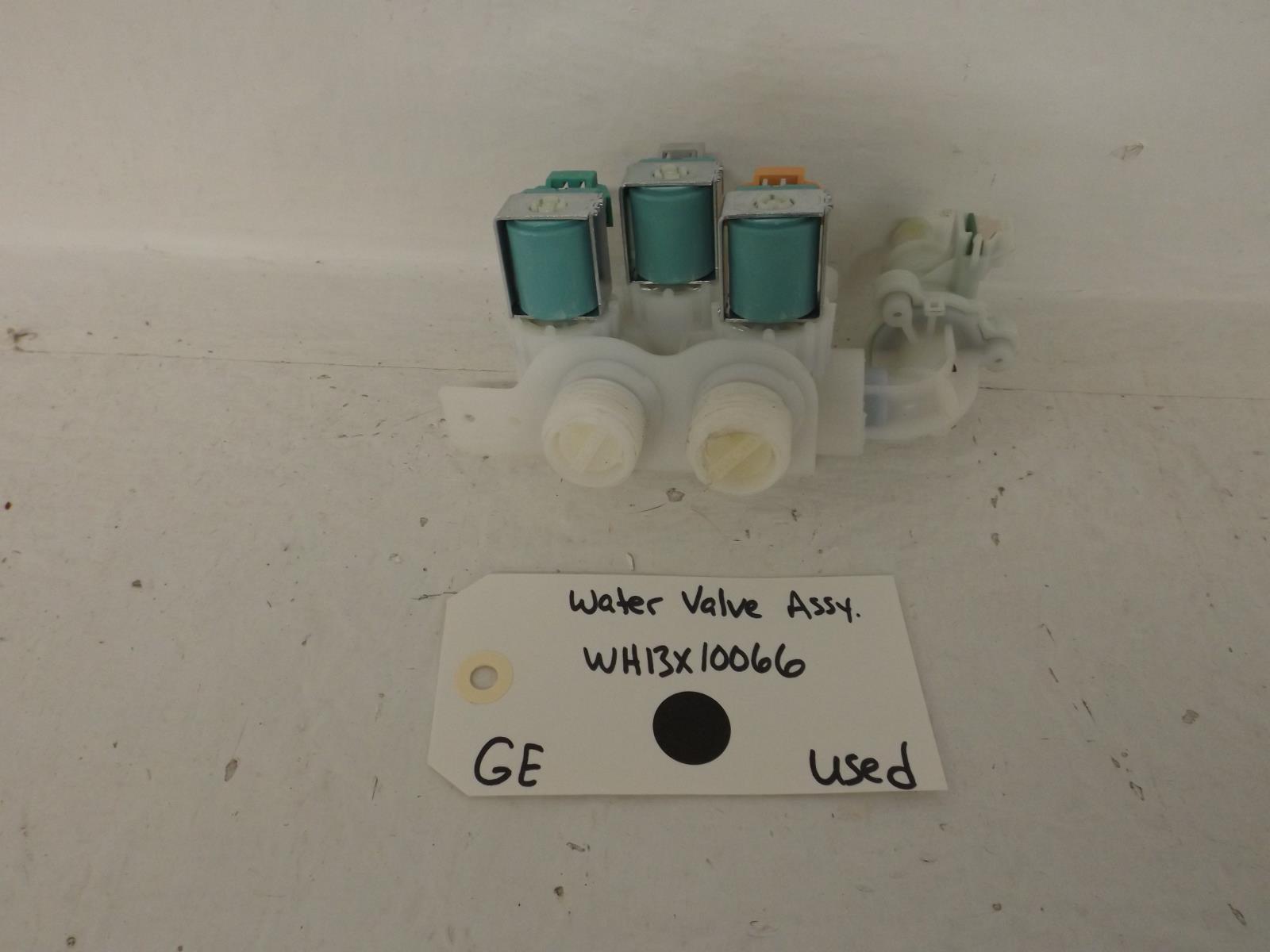 GE Washer WH13X10066 Water Valve Assembly Used GE Washer WH13X10066 Water Valve Assembly Used